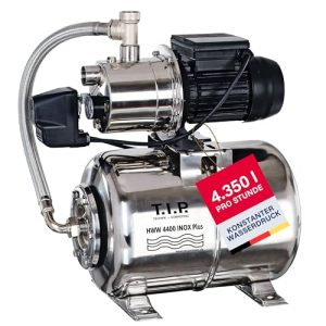 TIP Hauswasserwerk Edelstahl 1000W mit hoher Fördermenge und Druck