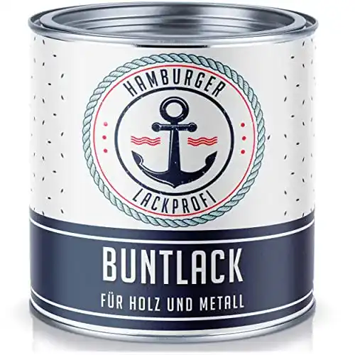 Weißlack Buntlack Matt für Holz und Metall von Hamburger Lack-Profi
