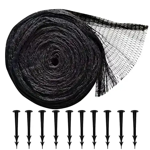 Teichnetz Aofeiga 4×10 m für den Schutz von Teich und Garten