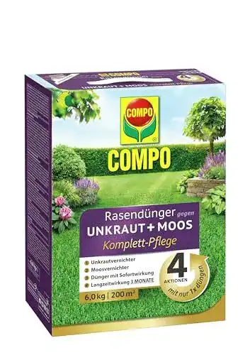 Compo Rasendünger gegen Moos und Unkraut