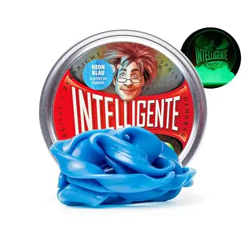 Intelligente Knete – Neon-Blau, Handtrainer und Therapieknete