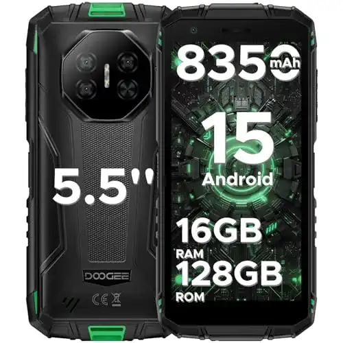 Doogee Fire 3 Pro 5,5 Zoll Outdoor Smartphone mit Android 15