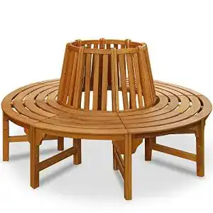 Baumbank Deuba Casaria Sitzbank aus wetterfestem Holz, FSC-zertifiziert