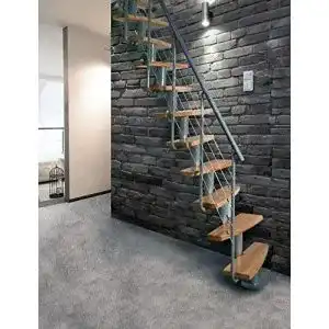 Raumspartreppe Mini Plus Atrium für Geschosshöhen von 220 bis 300 cm