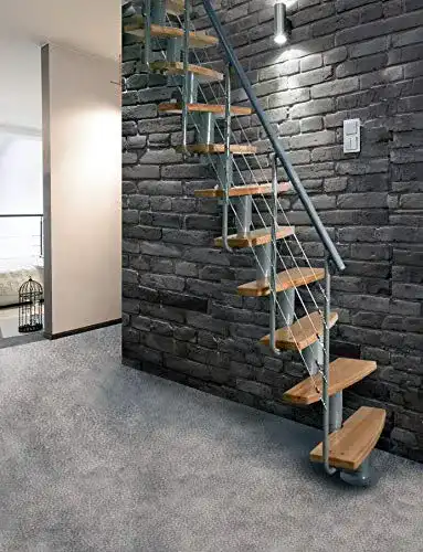 Raumspartreppe Mini Plus Atrium für Geschosshöhen von 220 bis 300 cm