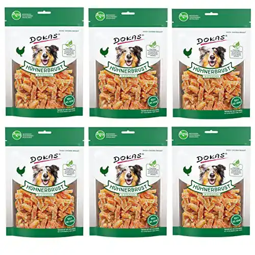 Dokas Hühnerbruststückchen für Hunde – Bundle 6 x 200 g