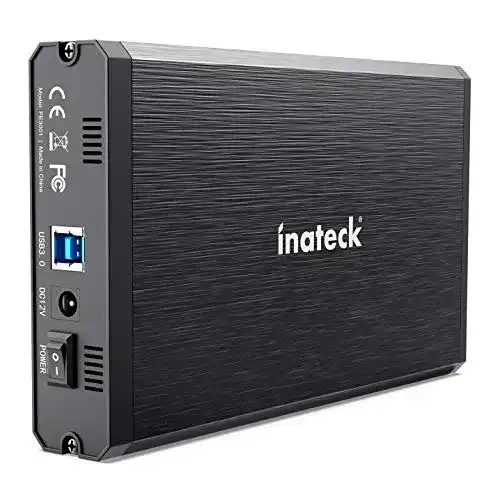 Inateck Festplattengehäuse für 3,5/2,5 Zoll HDD/SSD mit SATA III
