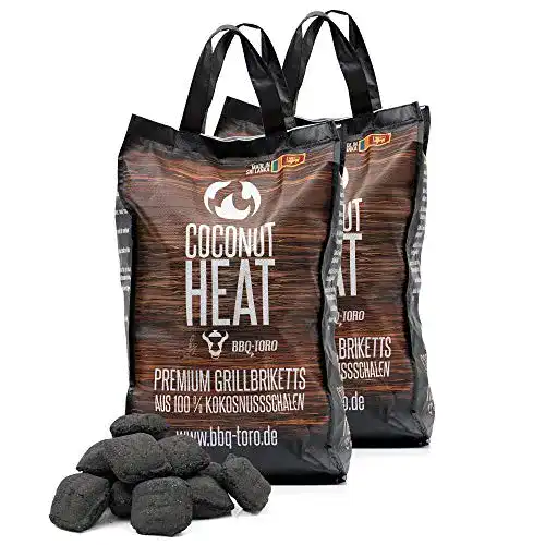 Kokosbriketts BBQ-Toro Coconut Heat 20 kg Premium Qualität aus Kokosnussschalen