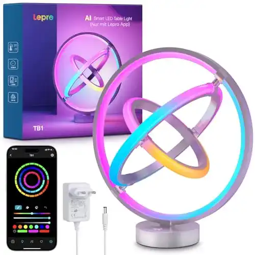 Lepro AI Smart Tischlampe TB1 – Personalisierte Nachttischlampe
