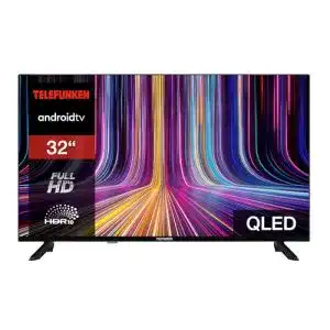 Telefunken QLED TV 32 Zoll Fernseher mit Full HD und Android Smart TV