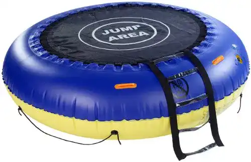 Wassertrampolin Infactory 4in1 für Wasser und Garten mit 193 cm Durchmesser