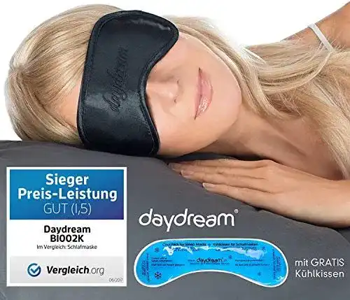 Schlafmaske Daydream für Frauen und Herren mit Kühlkissen