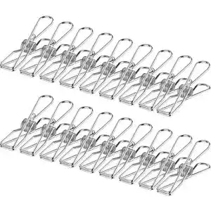Edelstahl Wäscheklammern Skroad 100er Pack für Kleidung und mehr