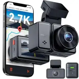 Dashcam Vantrue E2 2.7K Dualobjektiv Auto Kamera mit GPS und WiFi