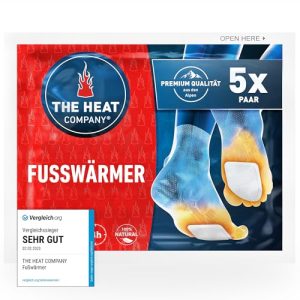 Zehenwärmer von The Heat Company – 5 Paar für optimale Wärme