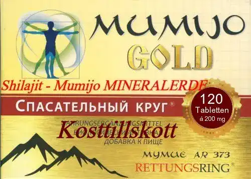 Mumijo Unkuri Gold – Mumijo (Mineralerde), 120 Tabletten