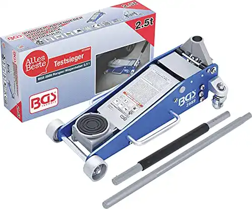 Flacher Wagenheber BGS 2889 mit 2,5 t Tragfähigkeit