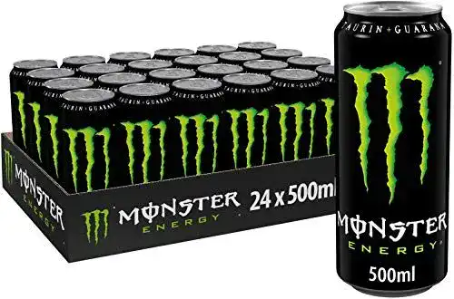 Monster Energy Drink – Koffeinhaltiges Erfrischungsgetränk in 500 ml Dosen