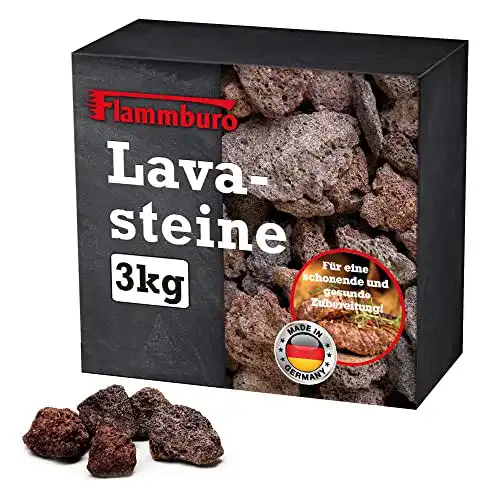 Lavasteine Flammburo 3kg für Gasgrill, Backofen und Lavagrill
