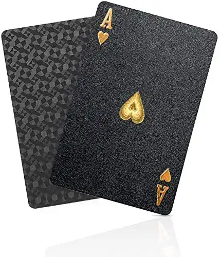 Pokerkarten von Bierdorf – Schwarzer Diamant aus Kunststoff