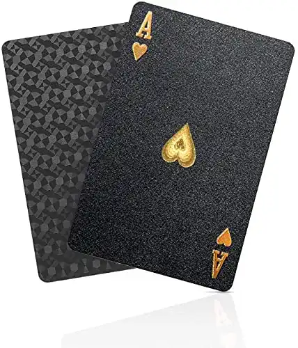 Pokerkarten von Bierdorf – Schwarzer Diamant aus Kunststoff