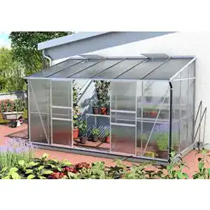 Anlehngewächshaus Vitavia Gewächshaus Ida 7800 mit Hohlkammerplatten