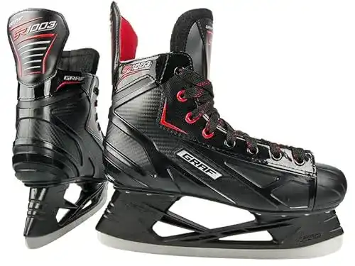 Graf Ultra SR1003 Schlittschuhe für Senioren, Größe 42, geschliffen