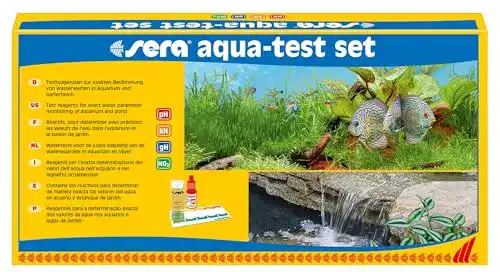 Sera Aqua-Test Set für Wasserqualität in Süß- und Meerwasser