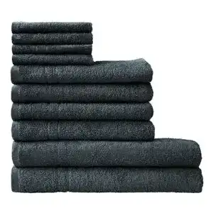 Dyckhoff Handtuch-Set aus Baumwolle in Anthrazit