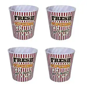 Popcorneimer Invero aus Kunststoff, 2,8 l, Set mit 4 Stück