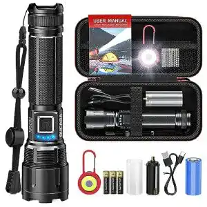 Taschenlampe mit 20.000 Lumen und 5 Modi