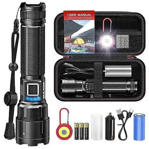Taschenlampe mit 20.000 Lumen und 5 Modi