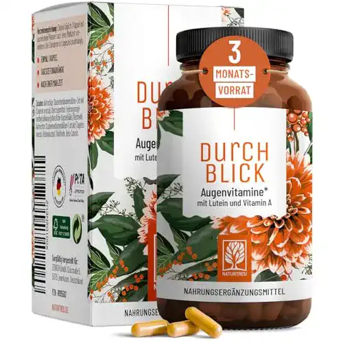 Augenvitamine Naturtreu Lutein Zeaxanthin Komplex Kapseln