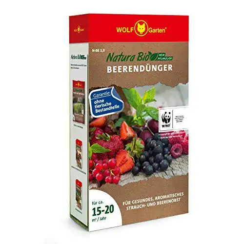 Beerendünger Wolf Garten Natura Bio N-BE 1,9 für 15-20 m² pro Jahr