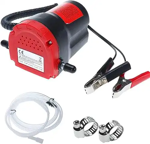 Ölabsaugpumpe 12 V Freetec 60W für Ölwechsel und Dieselpumpe