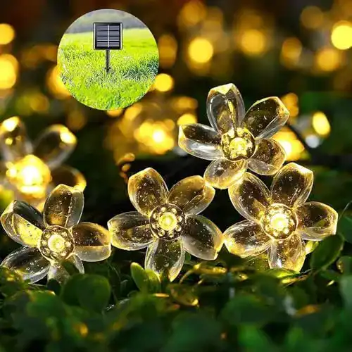 Solar Lichterkette Lecone 7 Meter mit 50 LEDs für Außenbereiche