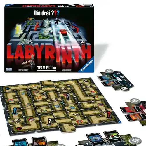 Verrücktes Labyrinth Ravensburger 22685 – Die Drei ??? Team Edition