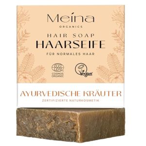 Kräuter Shampoo Meina Ayurveda Bio Haarseife gegen Haarausfall