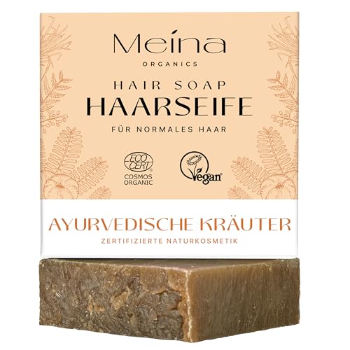 Kräuter Shampoo Meina Ayurveda Bio Haarseife gegen Haarausfall