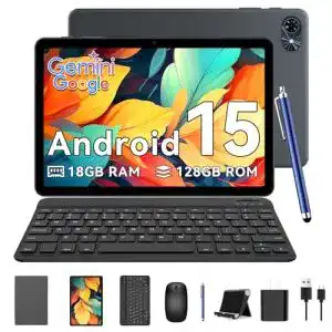 TABWEE T80 Android Tablet mit Tastatur – 10 Zoll, 18GB RAM, 128GB Speicher