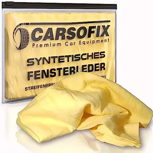 Fensterleder Carsofix Premium – Einführungsangebot für streifenfreie Reinigung