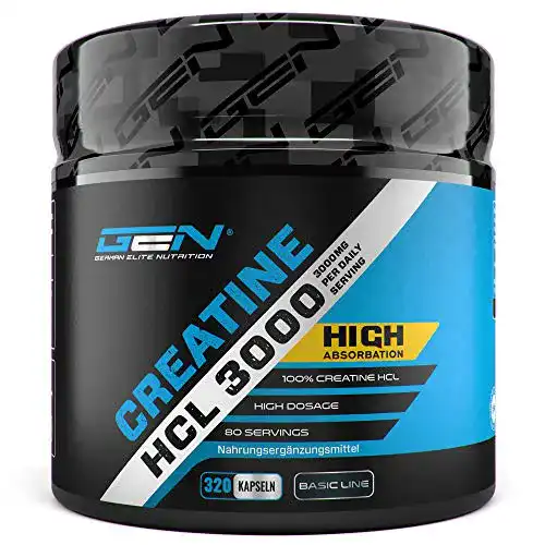 Creatin Monohydrat von German Elite Nutrition in Kapselform