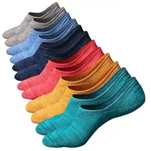 Bunte Baumwollsocken Ueither für Herren mit Antirutsch-Funktion