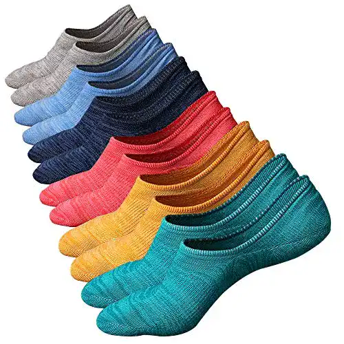 Bunte Baumwollsocken Ueither für Herren mit Antirutsch-Funktion