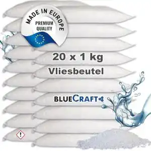 Luftentfeuchter Granulat Bluecraft, 20 x 1 kg Nachfüllpack