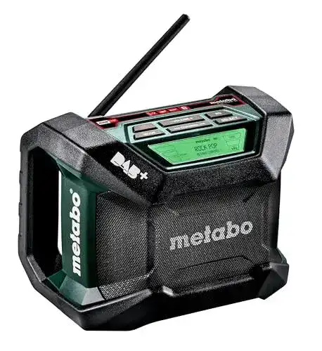 Baustellenradio Metabo Akku R 12-18 mit DAB+, Bluetooth und LCD