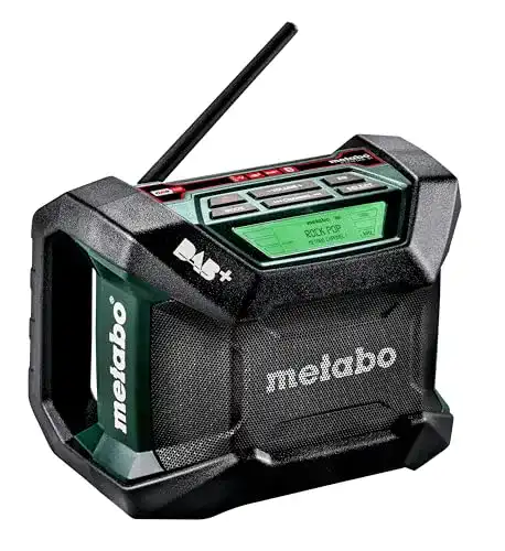 Baustellenradio Metabo Akku R 12-18 mit DAB+, Bluetooth und LCD