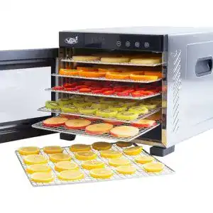 Dörrautomat Edelstahl Vita5 mit 6 Dörrgitter und Temperaturregler