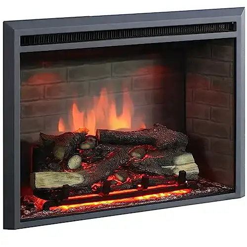 Elektro-Wandkamin RICHEN Calida 33 Zoll mit Flammeneffekt