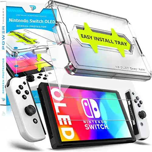 Nintendo Switch Schutzfolie von Power Theory für OLED 2021